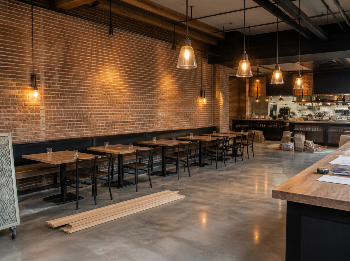Restaurant fit-out, Belgium